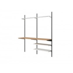 Console double acier verni P.47 Cm Entraxe 50 Mm