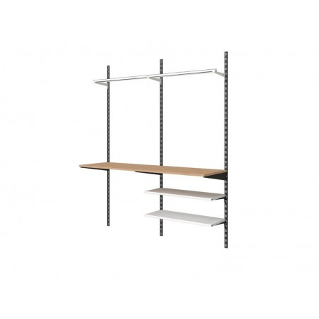 Console double acier verni P.47 Cm Entraxe 50 Mm