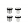 Lot de 4 Butées De Porte Standers D.2.6 Cm X L.2.6 Cm X H.2.5 Cm X L.2.6