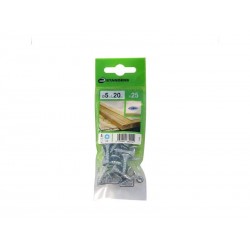Lot de 25 Vis Acier Tête Fraisée Standers Diam.5 Mm X L.20 Mm
