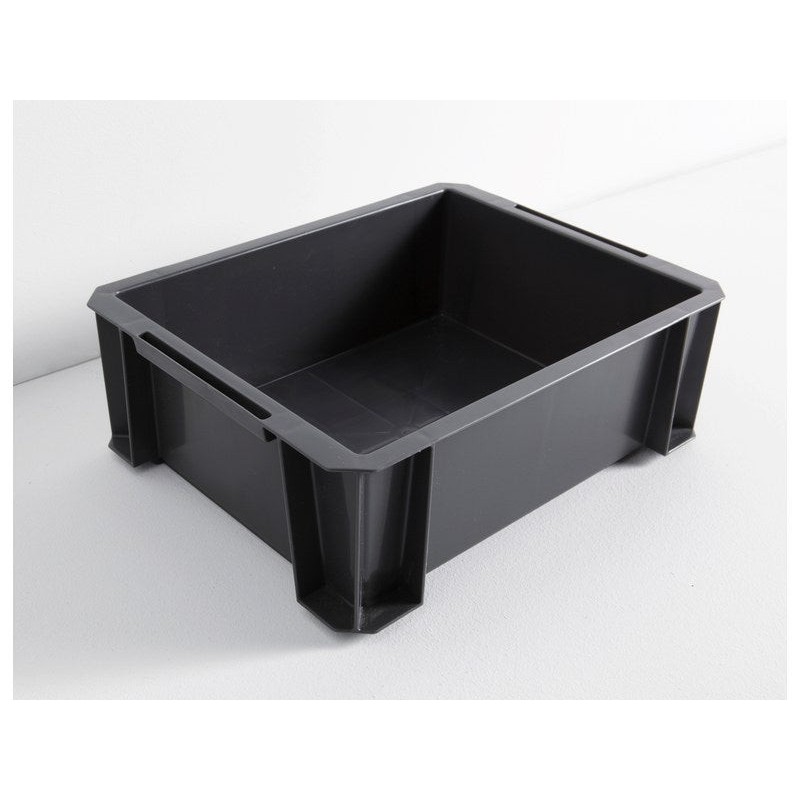 Bac de manutention Iris en en plastique Gris L.55 X P.35 X H.24.5 cm 36 L