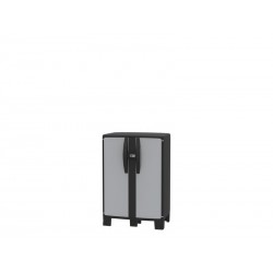 Armoire Basse Résine 1 Étagère Spaceo L.65 X H.93 X P.39 Cm