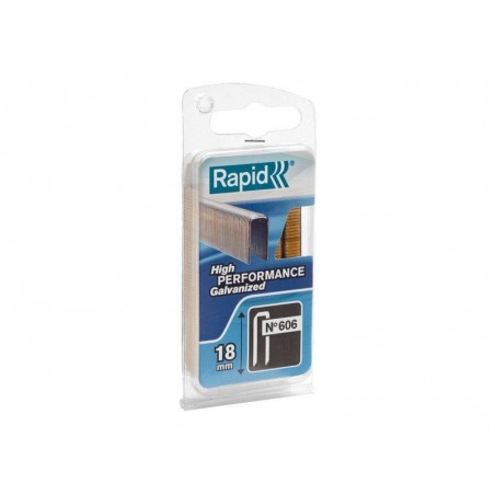 Lot de 600 agrafes rapid N° 606 - 18 Mm