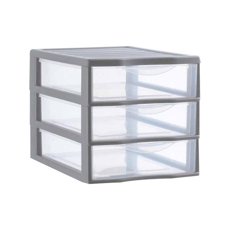 Tour de rangement Orgamix plastique L.18 X P.21 X H.17 Cm