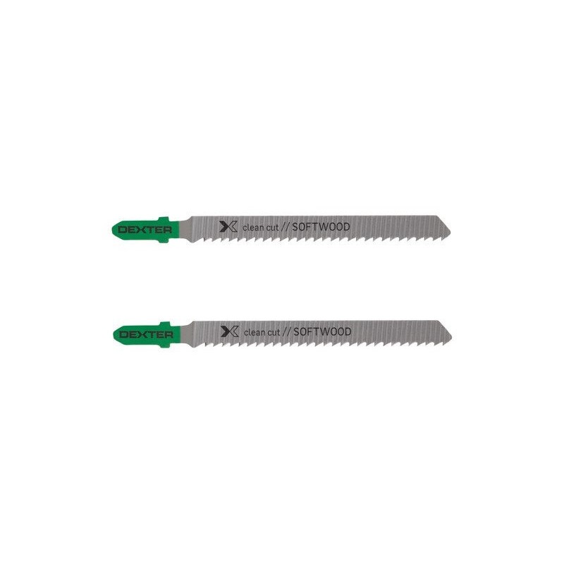 Lot de 2 lames pour bois Dexter Coupe Rapide 3-30 Mm