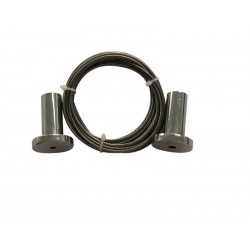 Câble Seul Pour Mur Chromé L.4 M