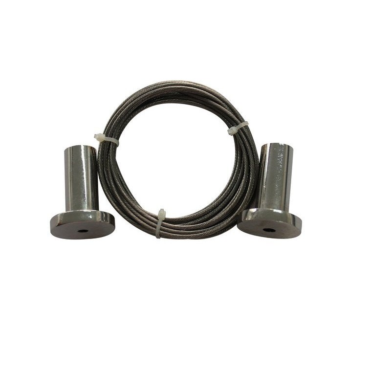 Câble Seul Pour Mur Chromé L.4 M