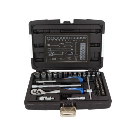 Coffret clé à douille et embouts de mécanicien 39 pièces