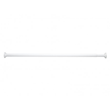 Tringle à Rideau Design Blanc Brillant diamètre16-19 Mm 120 Cm