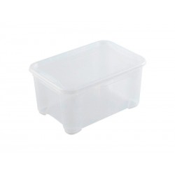 Bac de rangement polypropylène 14 l transparent