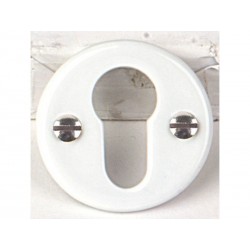 2 Rosaces De Fonction D1 Inspire Porcelaine De Limoges Mat Trou De Cylindre