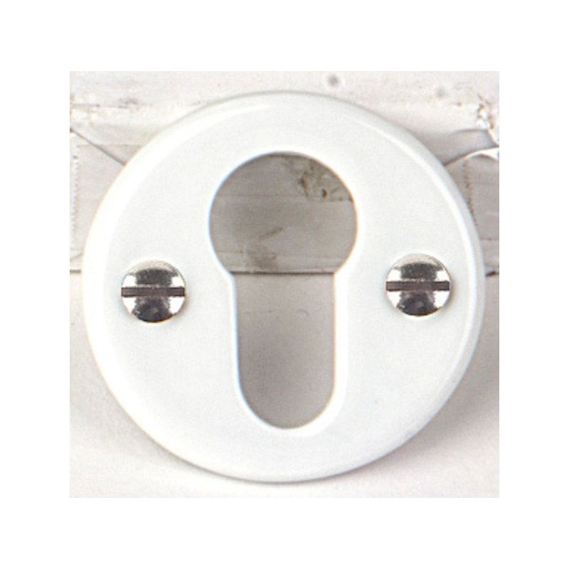 2 Rosaces De Fonction D1 Inspire Porcelaine De Limoges Mat Trou De Cylindre