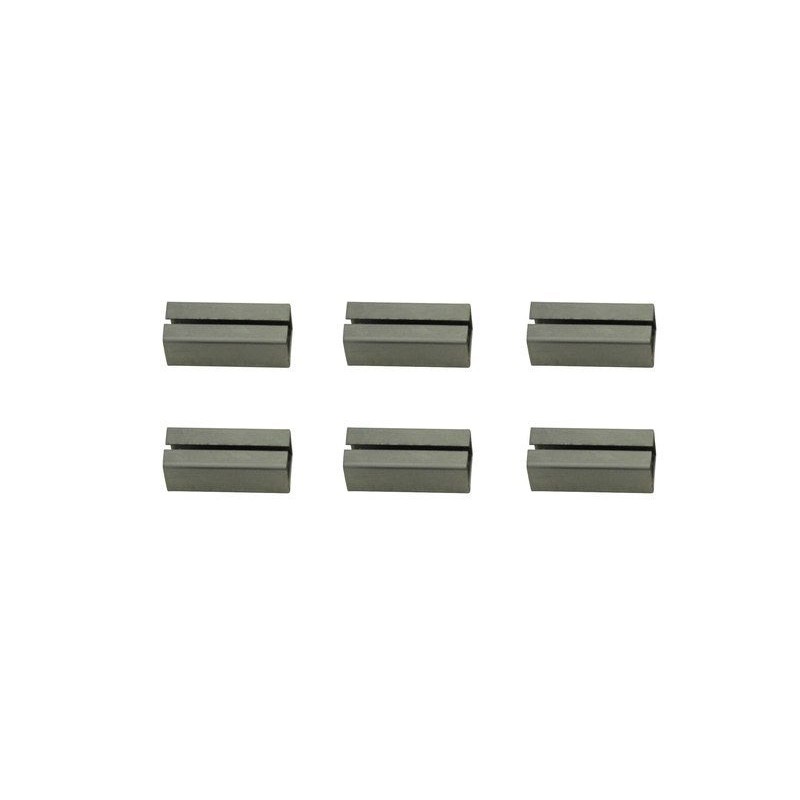 Lot de 6 Fourreaux Acier ZinguÃ© L.2 X L.0.7