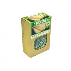 Lot de 380 Vis Acier Tête Fraisée Standers Diam.4 Mm X L.20 Mm