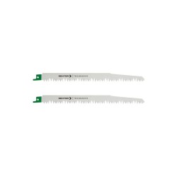 Lot de 2 lames bois coupe droite 190 Mm pour scie sabre