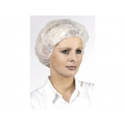 Lot de 5 charlottes blanches de protection P45610-5