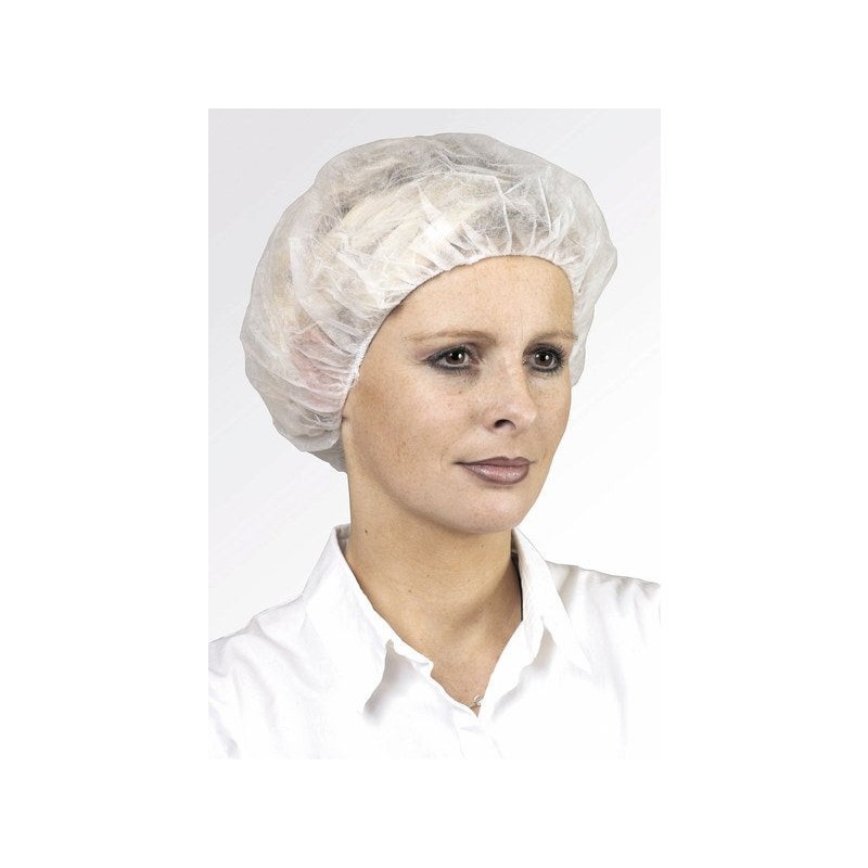 Lot de 5 charlottes blanches de protection P45610-5