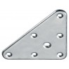 Plaque de montage triangulaire métal à visser H.120 X L.70 mm