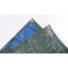 Bâche de protection en pe rectangulaire 400 x 500 cm bleu