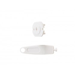 Lot de 12 Cache-Prises Blanc Standers