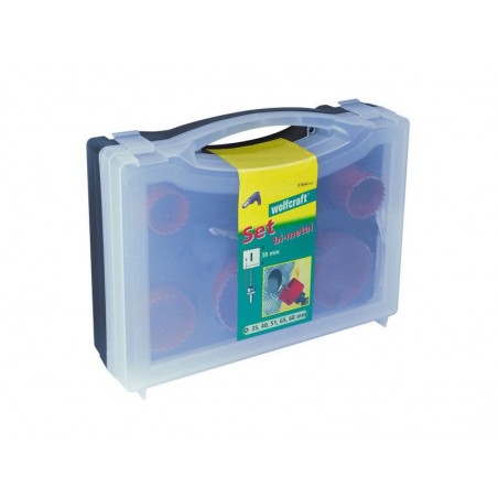 Coffret Trépans Electricité Et Plomberie Multimatériau Diam.68 Mm Wolfcraft