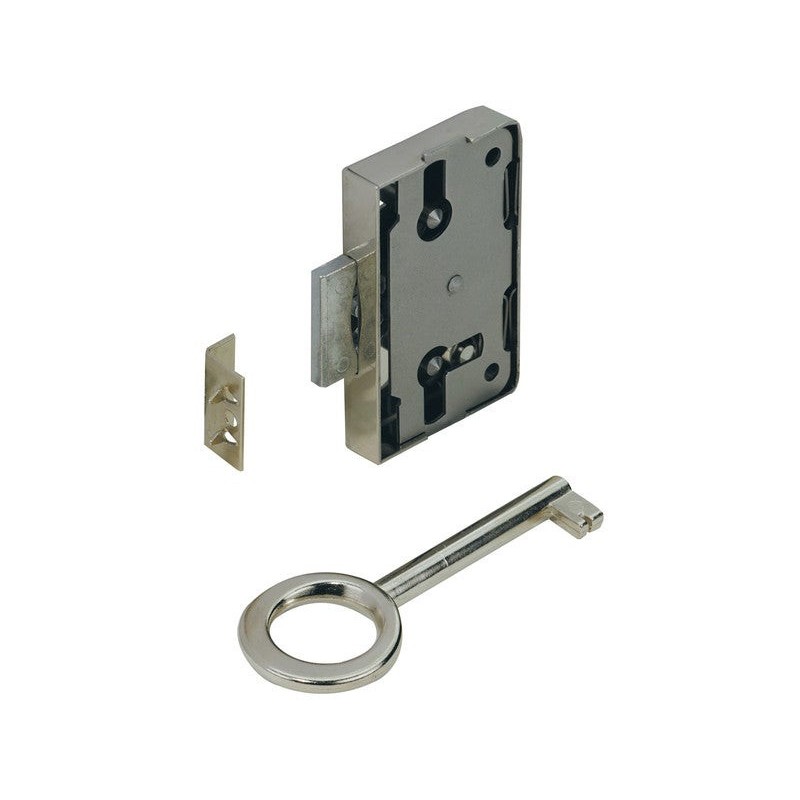 Serrure De Meuble Acier En Applique Hettich 20 Mm Réversible