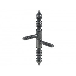 Lot de 2 Fiches Ã  Visser Hettich Acier Vieilli H.90 X L.9 Mm