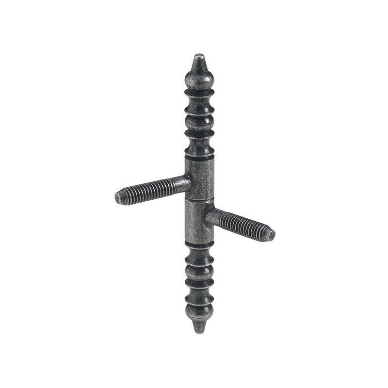 Lot de 2 Fiches Ã  Visser Hettich Acier Vieilli H.90 X L.9 Mm