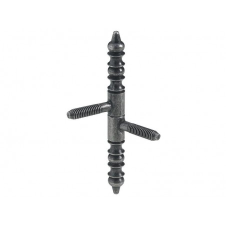 Lot de 2 Fiches Ã  Visser Hettich Acier Vieilli H.90 X L.9 Mm