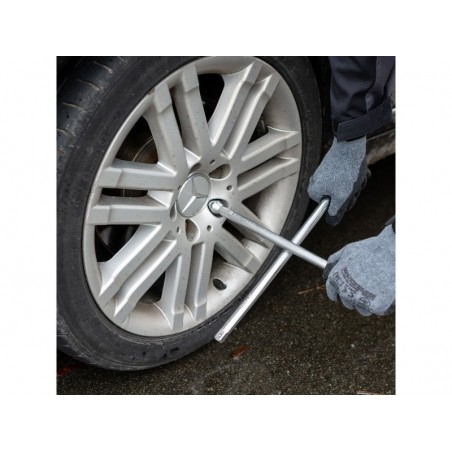 Clé En Croix 6 Pans 1-2 En Chrome Vanadium Dexter Diam.17-19-21 Mm