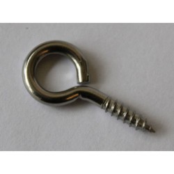 Lot de 6 Pitons à Visser Inox Diam.3.5 X L.20 Mm Standers