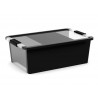 Boîte Kis en plastique Noir L.55 X P.35 X H.19 cm