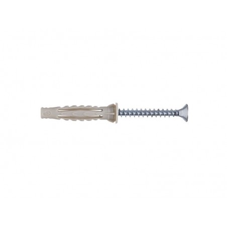 Lot de 10 Chevilles Et Vis à Expansion Standers Diam.6 Mm X L.40 Mm