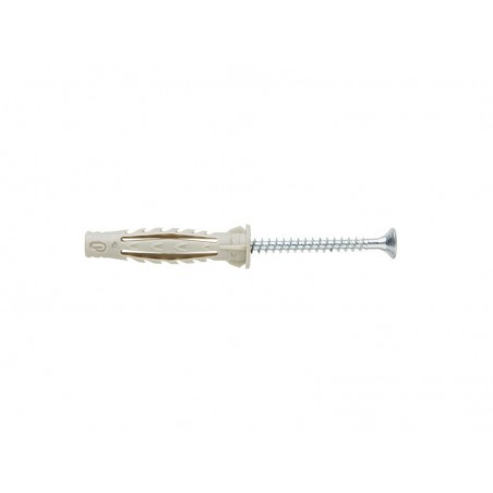 Lot de 100 Chevilles Et Vis à Expansion Standers Diam.10 X L.60 Mm