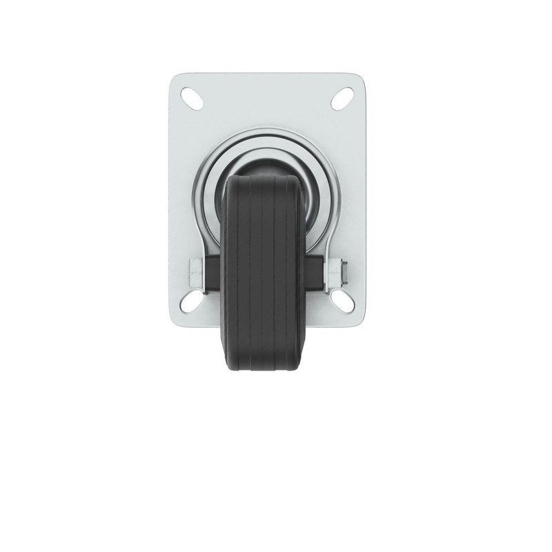 Roulette Fixe à Platine Diam.125 Mm