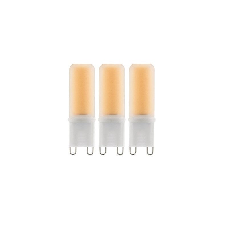 Lot de 3 ampoules led à filament dépoli capsule G9 25 W LEXMAN