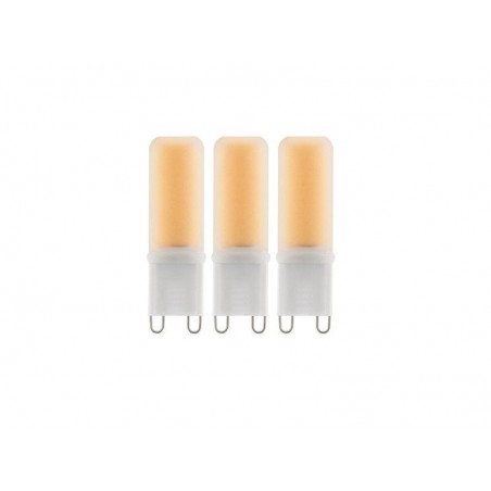 Lot de 3 ampoules led à filament dépoli capsule G9 25 W LEXMAN
