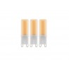 Lot de 3 ampoules led à filament dépoli capsule G9 25 W LEXMAN