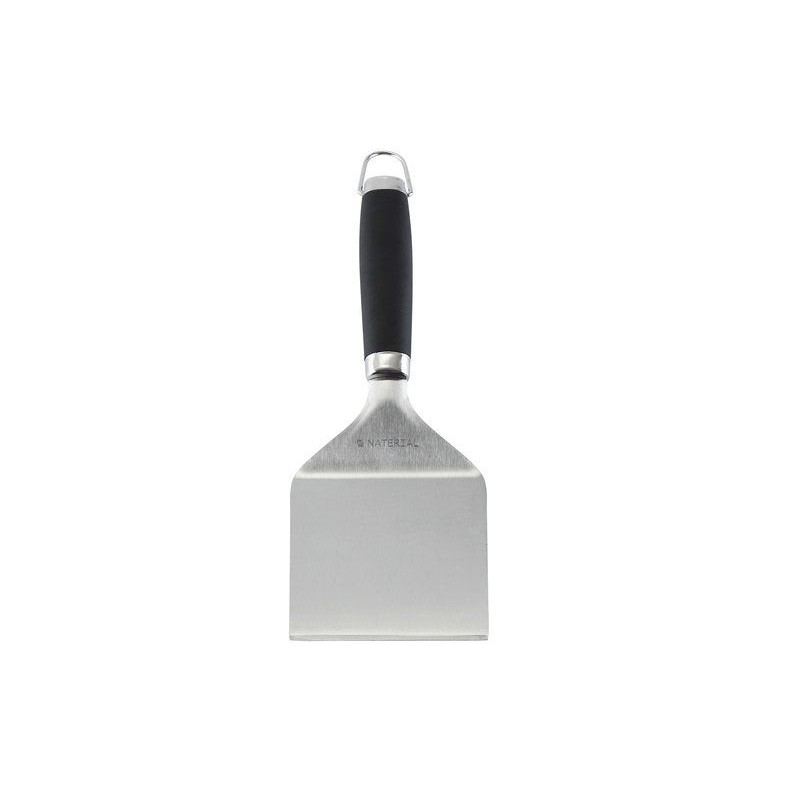 Spatule Courte 30Cm En Inox Naterial Pour Plancha