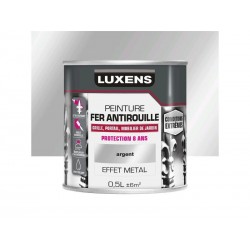 Peinture Fer Extérieur Luxens Argent Métallisé Glossy 0.5 L