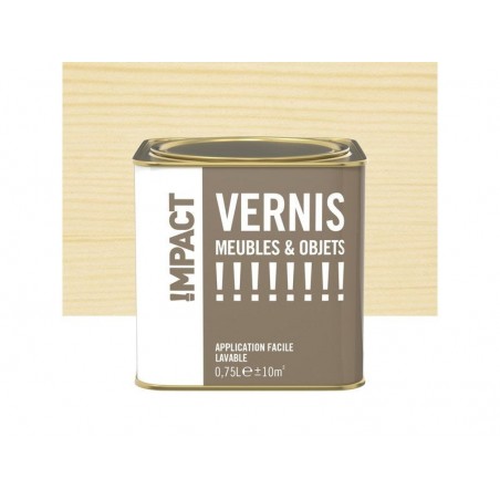 Vernis meuble et objets Impact  Incolore Brillant 0.75L -  - meilleure qualité