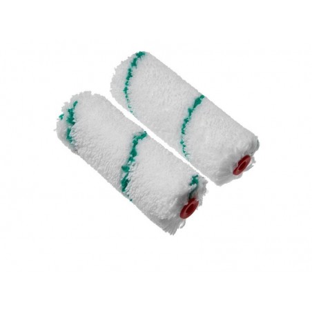 Lot de 2 mini manchons peinture pour mur et plafond avec reliefs L.120 Mm -  - meilleure qualité