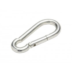 Mousqueton acier zingué Standers L.100 X L.10 X Ep.10 Mm