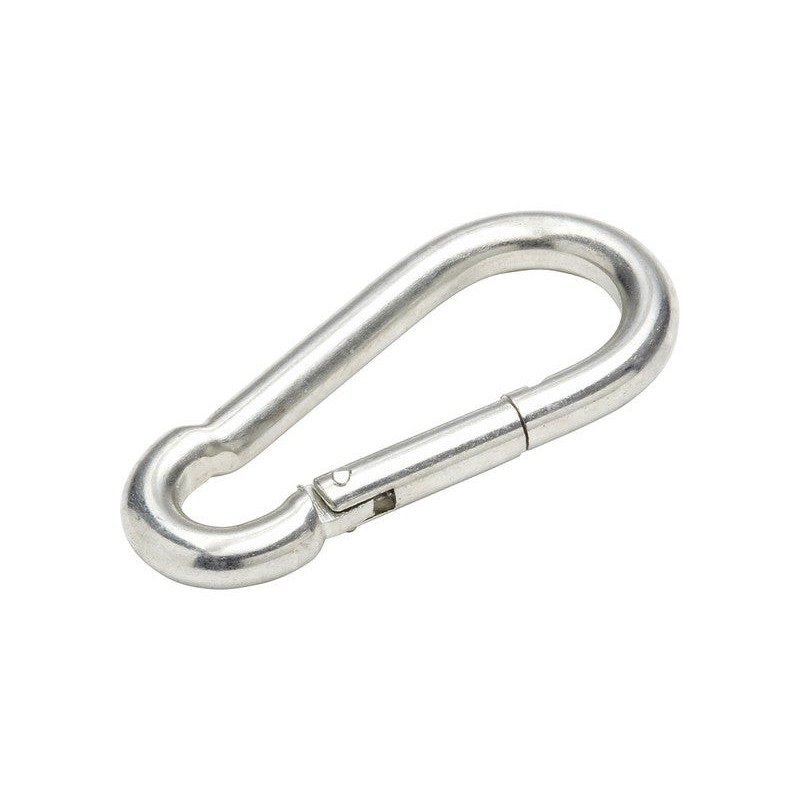 Mousqueton acier zingué Standers L.100 X L.10 X Ep.10 Mm