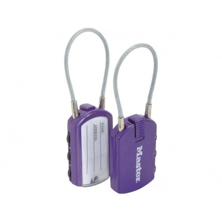 Lot de 2 Cadenas à Combinaison Master Lock Zinc L.30 Mm