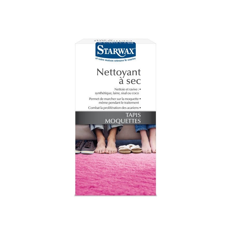 Nettoyant à sec tapis et moquette Starwax 0.5 Kg