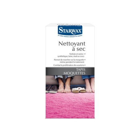 Nettoyant à sec tapis et moquette Starwax 0.5 Kg