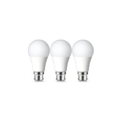 Lot de 3 ampoules led dépoli standard b22 1521 Lm : 100 W blanc neutre LEXMAN