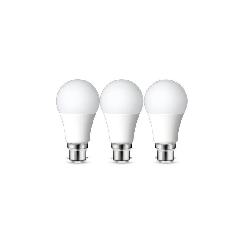 Lot de 3 ampoules led dépoli standard b22 1521 Lm : 100 W blanc neutre LEXMAN