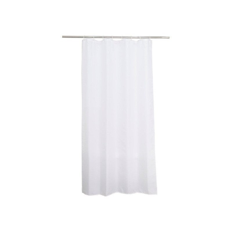 Rideau de douche en textile white nàÂ° 0 L.120 x H.200 cm HAPPY SENSEA -  - meilleure qualité